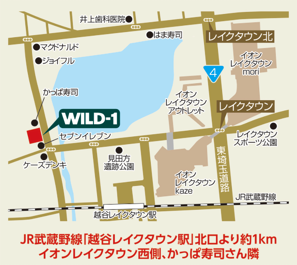 WILD-1越谷レイクタウン店
